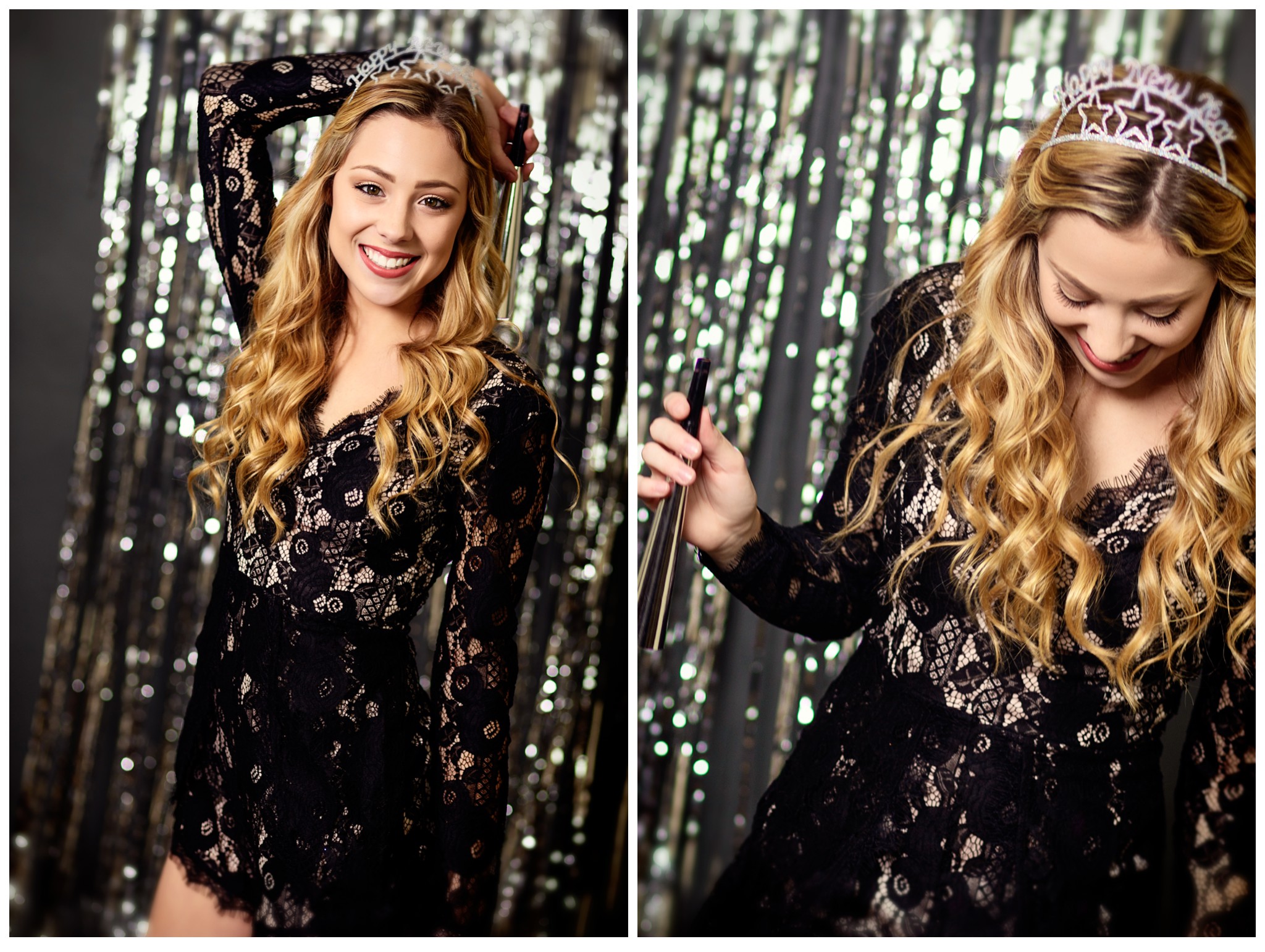 Louisville New Years Eve Themed Photo Shoot Senior Photographer