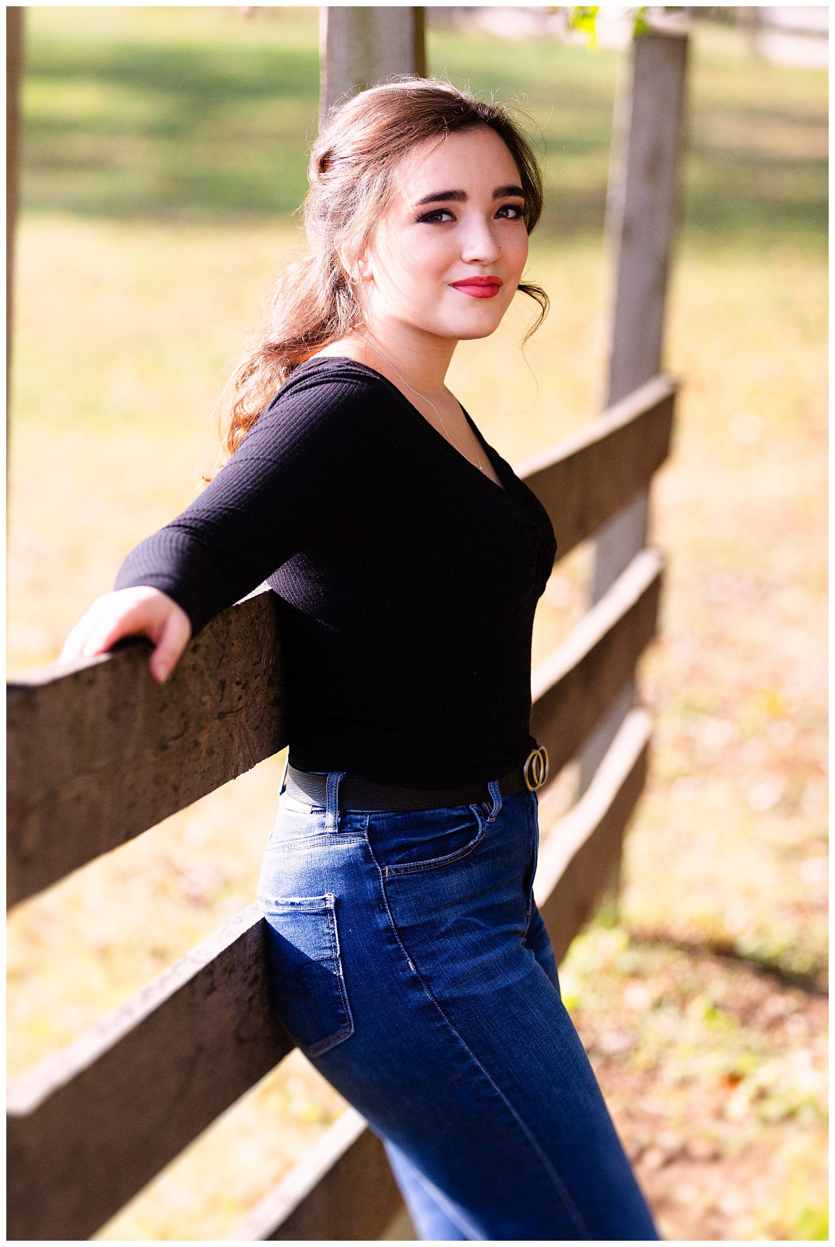 Louisville Fall Senior Pictures at Blackacre Nature Preserve